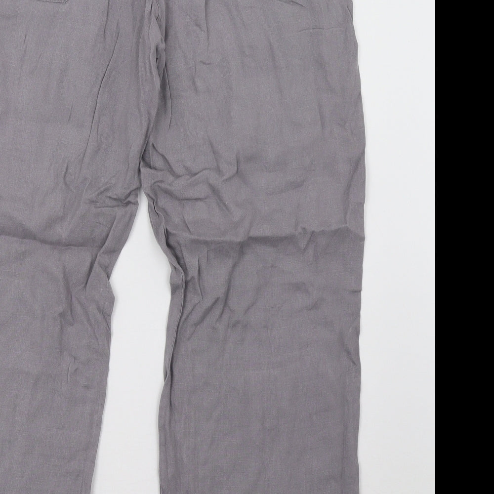 Primark Womens Grey   Trousers  Size 14 L30 in