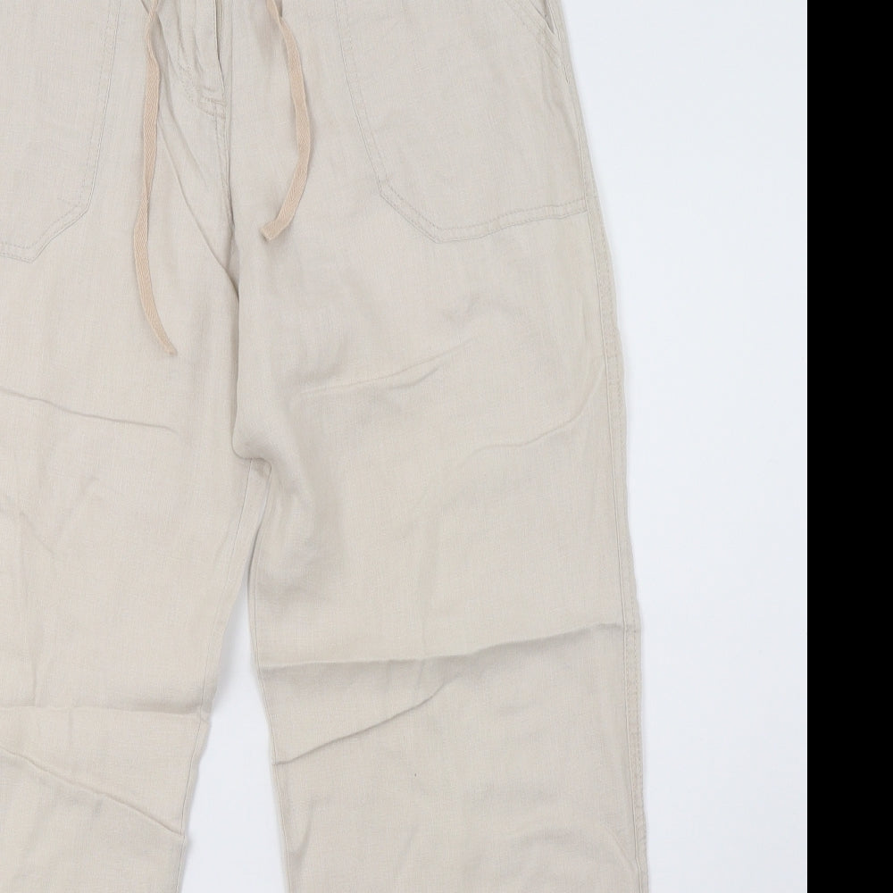Primark Womens Beige   Trousers  Size 12 L31 in