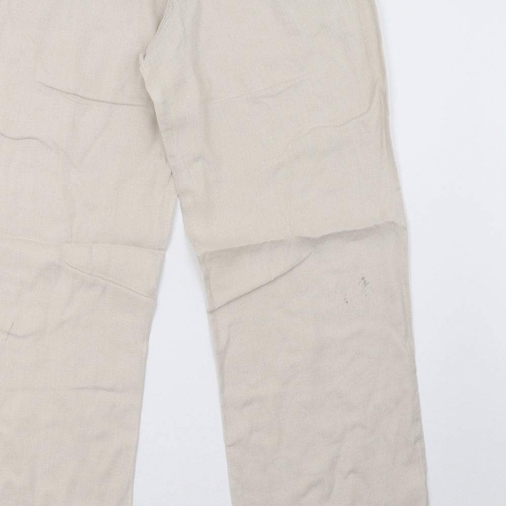 Primark Womens Beige   Trousers  Size 12 L31 in