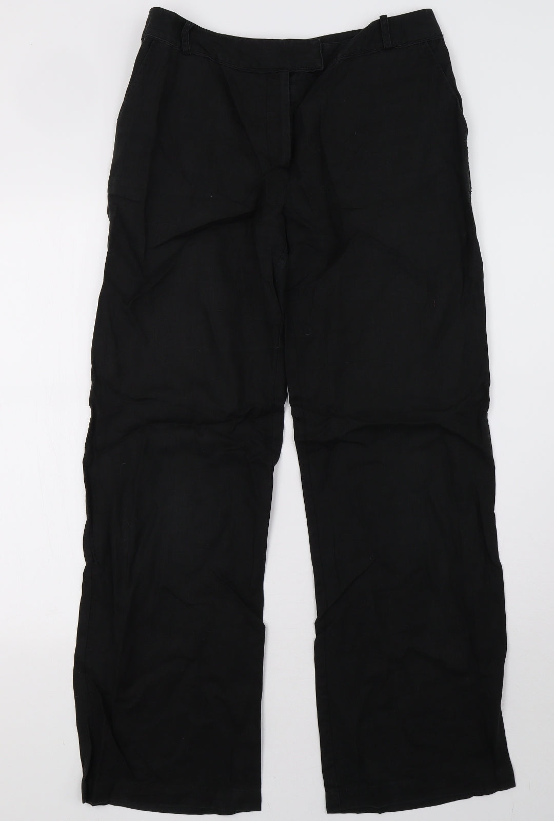 Monsoon Womens Black   Trousers  Size 12 L31 in