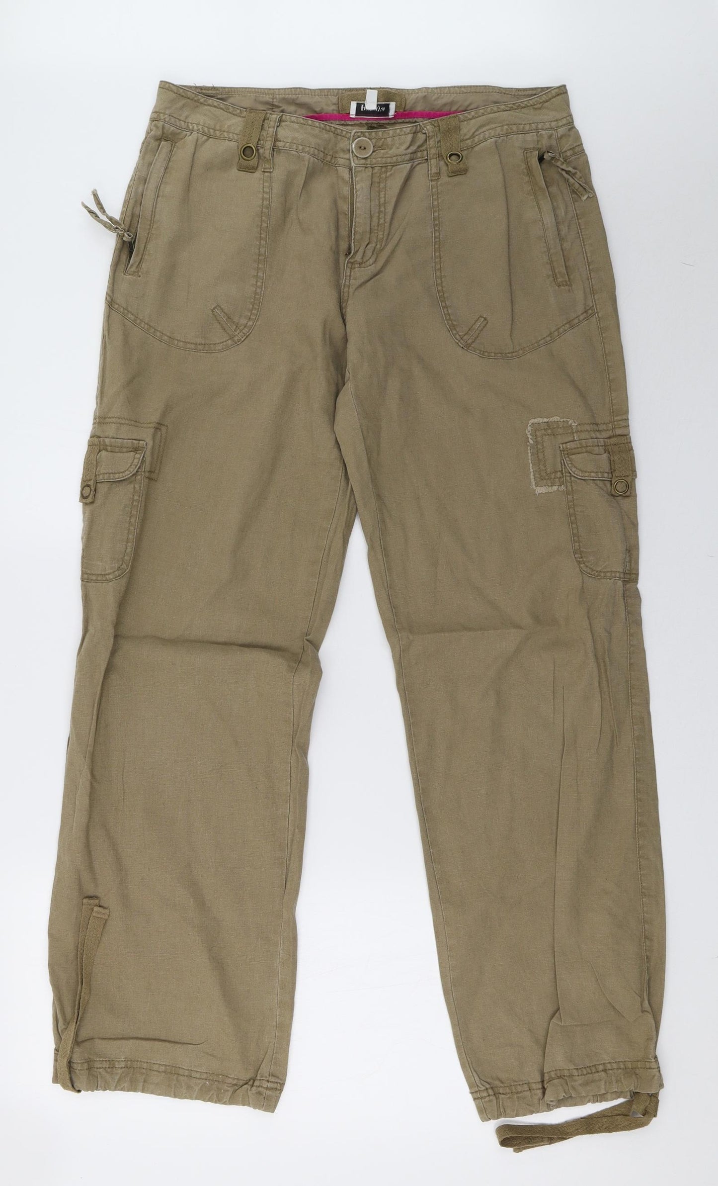 Matalan Womens Brown   Trousers  Size 12 L31 in