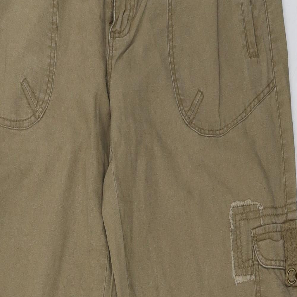 Matalan Womens Brown   Trousers  Size 12 L31 in