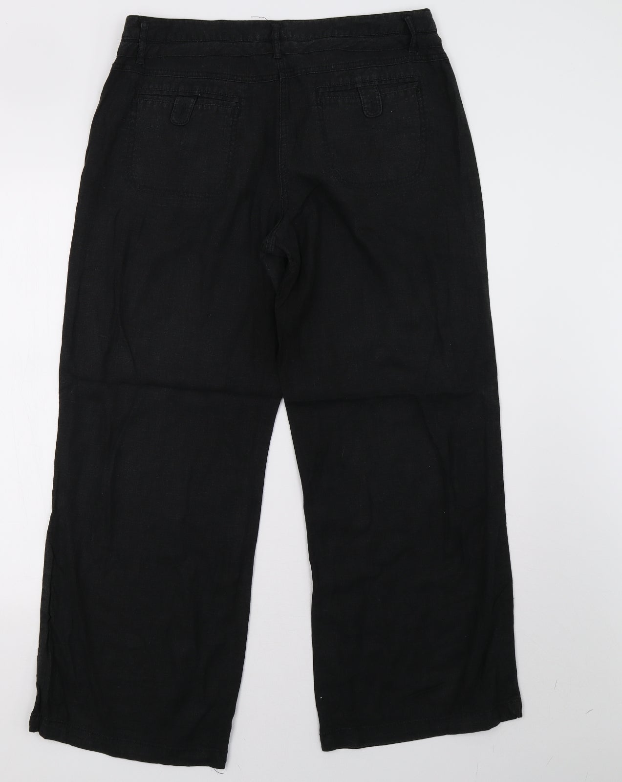 NEXT Womens Black   Trousers  Size 14 L29 in