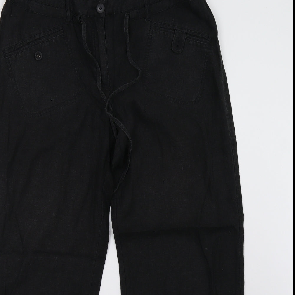 NEXT Womens Black   Trousers  Size 14 L29 in