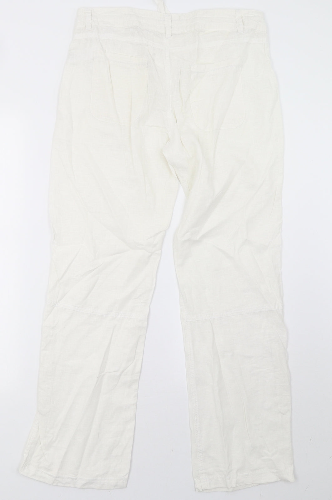 Primark Womens White   Trousers  Size 10 L29 in
