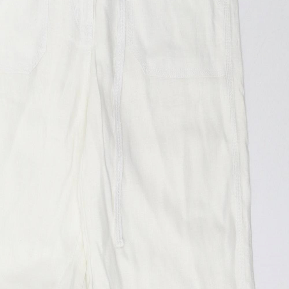 George Womens White   Trousers  Size 12 L33 in