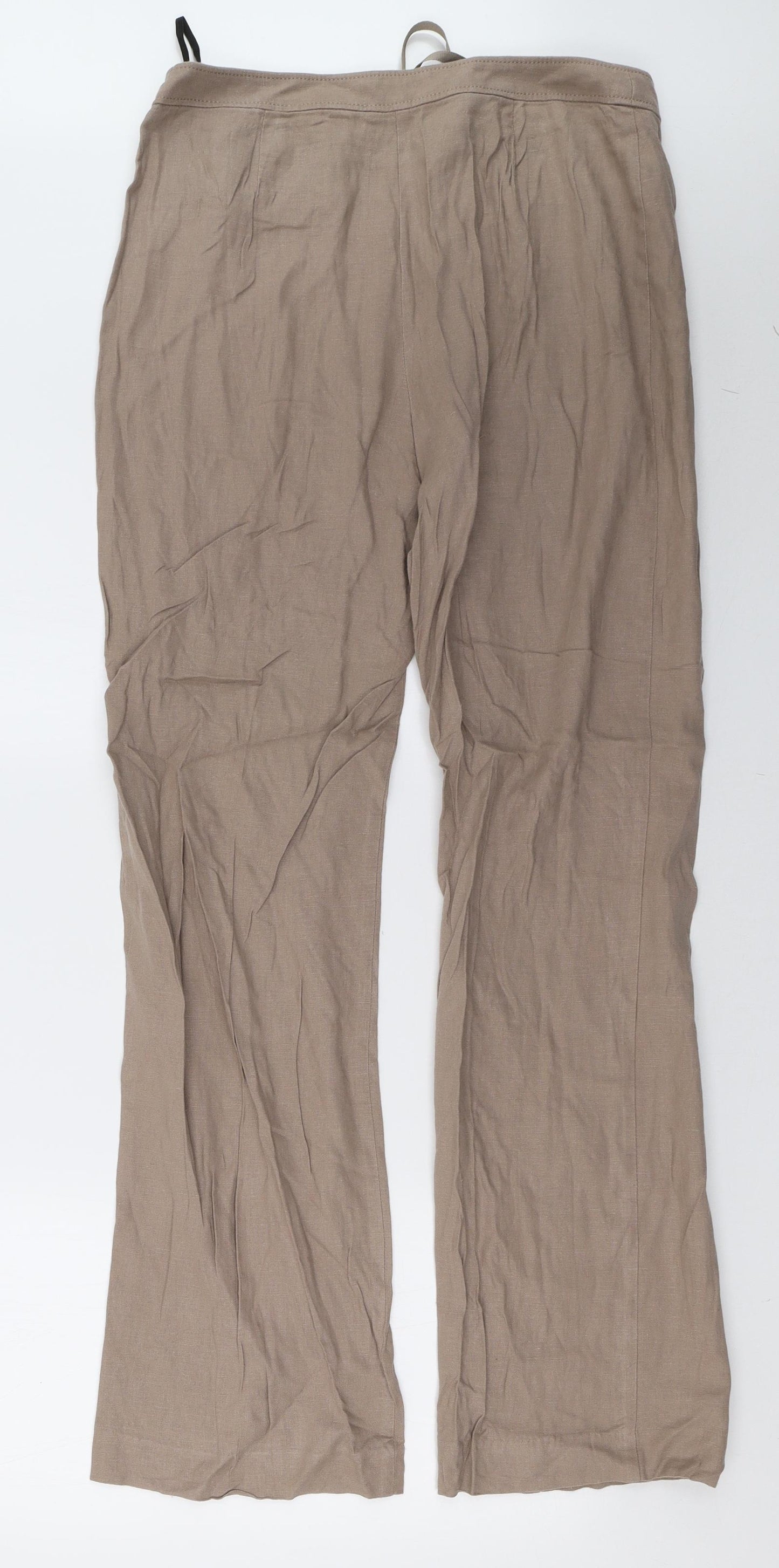 Marks and Spencer Womens Brown   Trousers  Size 12 L33 in