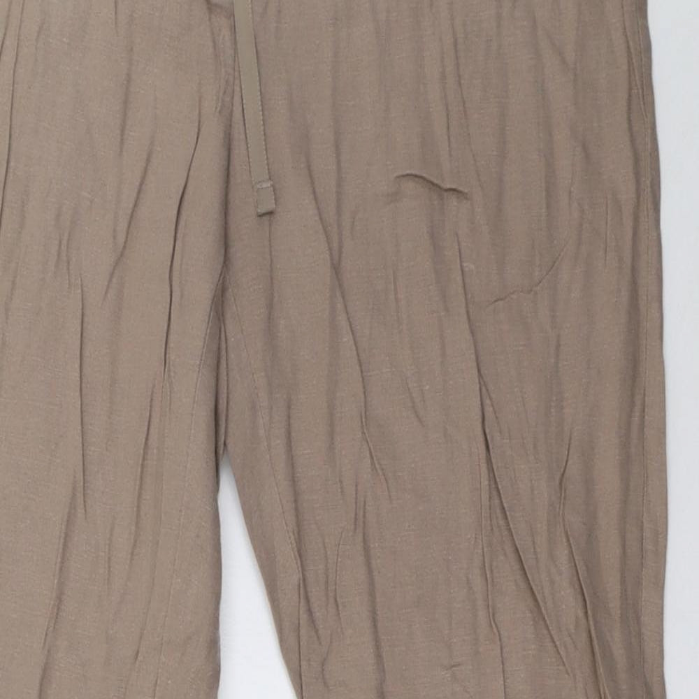 Marks and Spencer Womens Brown   Trousers  Size 12 L33 in