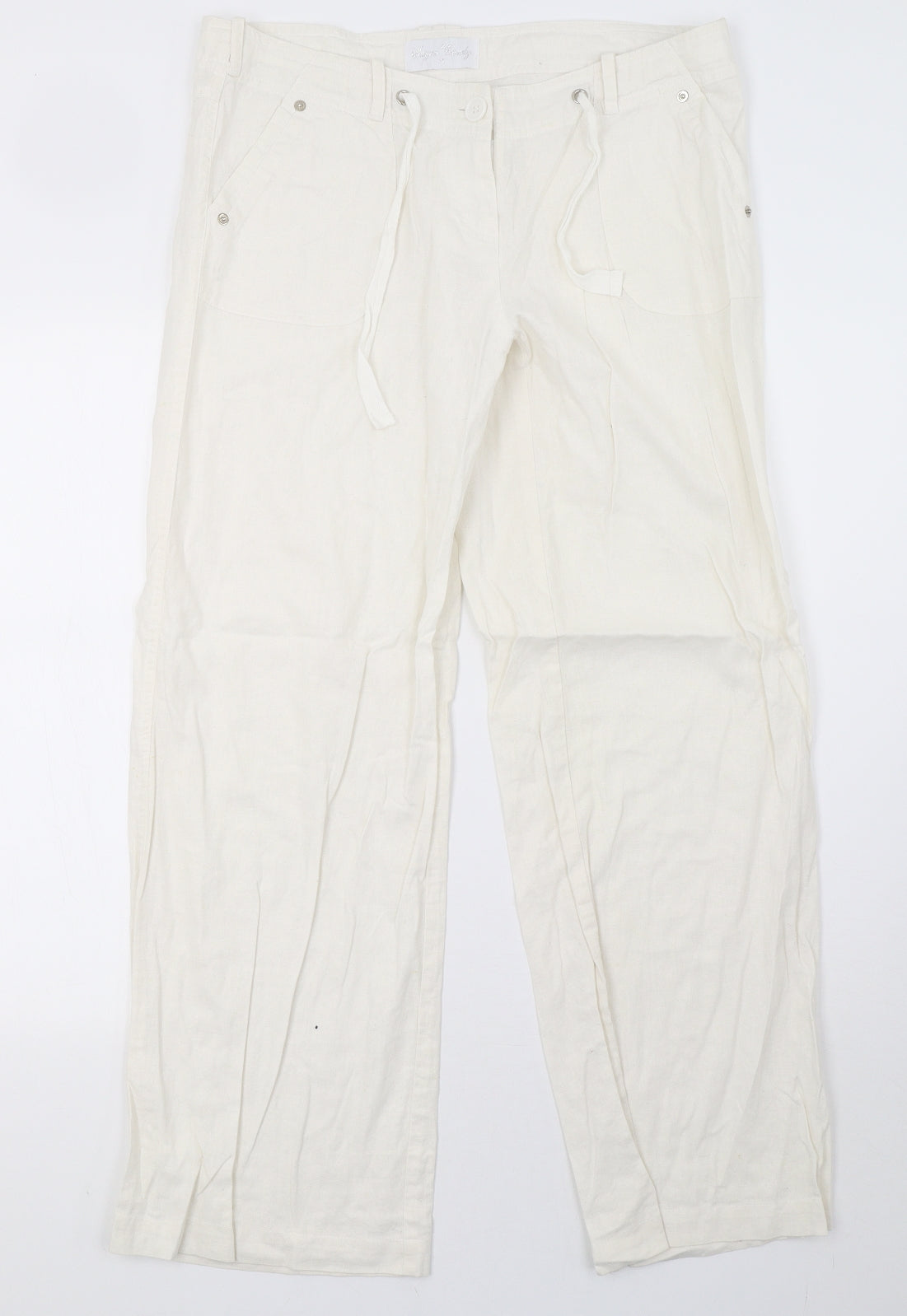 sugar candy Womens White   Trousers  Size 12 L31 in