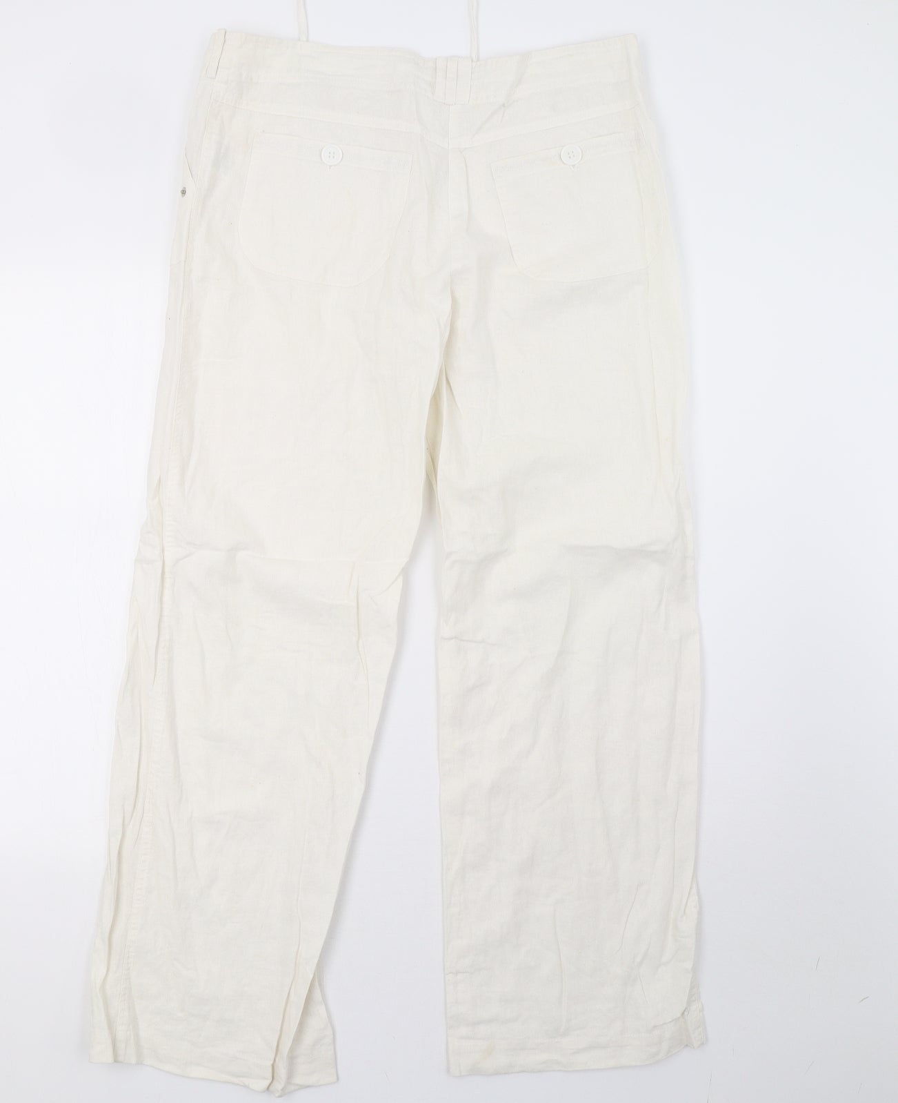 sugar candy Womens White   Trousers  Size 12 L31 in