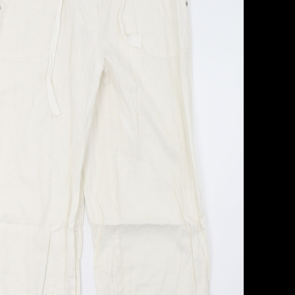 sugar candy Womens White   Trousers  Size 12 L31 in