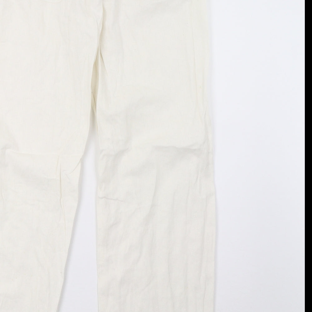 sugar candy Womens White   Trousers  Size 12 L31 in