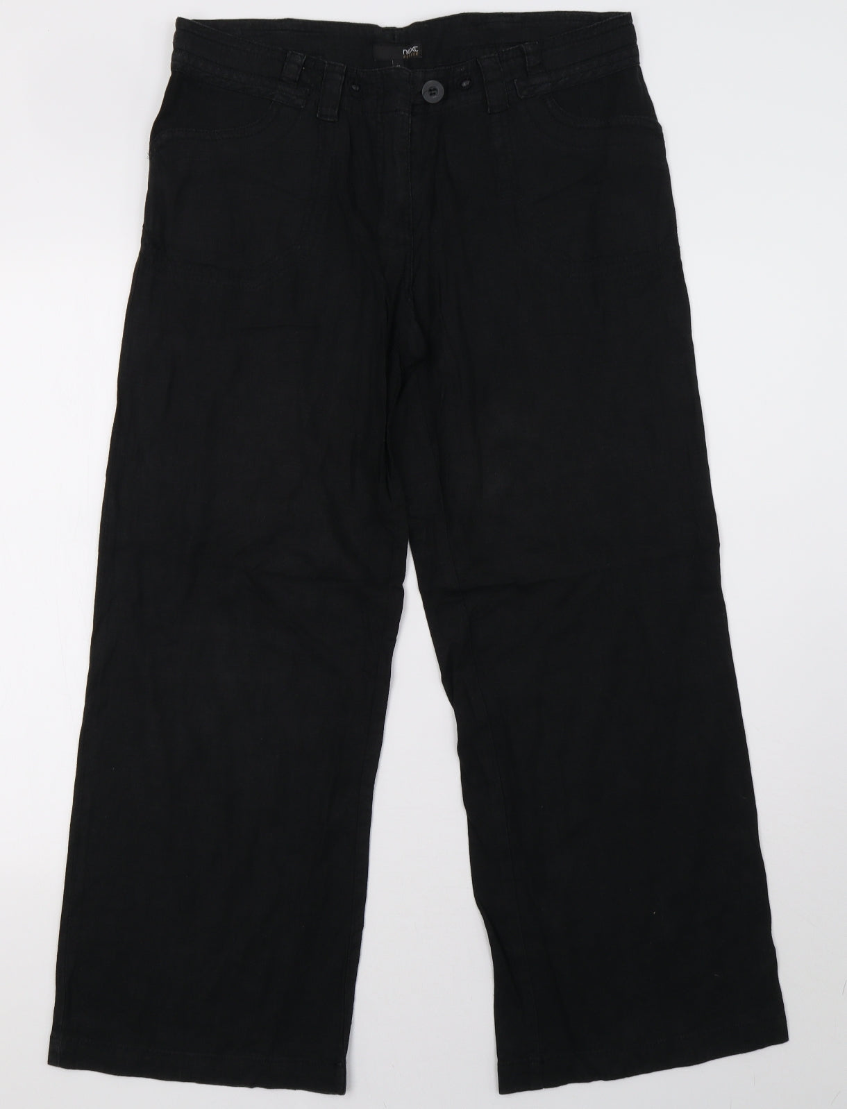 NEXT Womens Black   Trousers  Size 12 L29 in