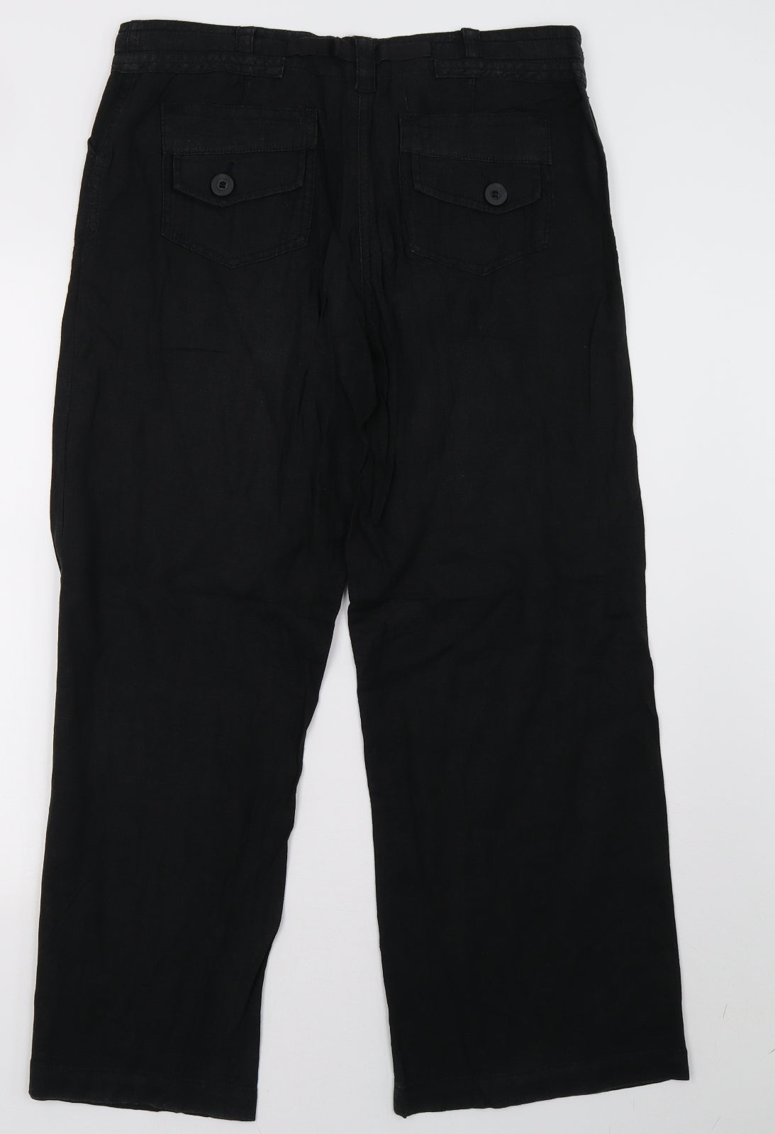 NEXT Womens Black   Trousers  Size 12 L29 in