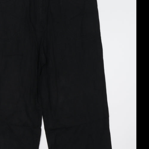 NEXT Womens Black   Trousers  Size 12 L29 in