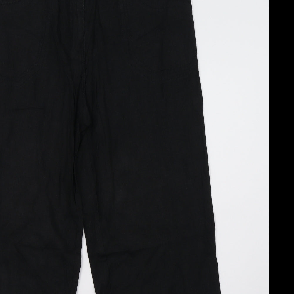 NEXT Womens Black   Trousers  Size 12 L29 in