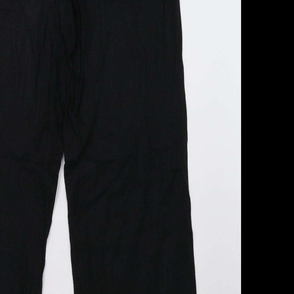 NEXT Womens Black   Trousers  Size 12 L29 in
