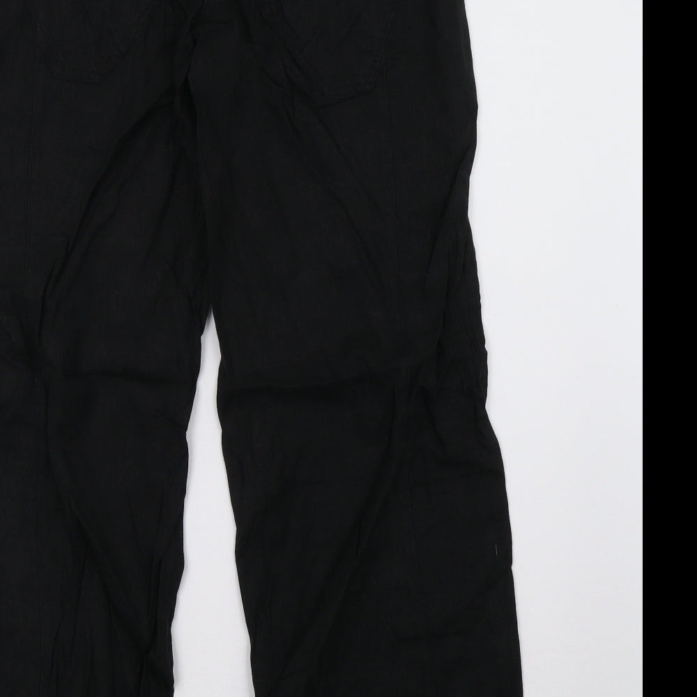 NEXT Womens Black   Trousers  Size 12 L28 in