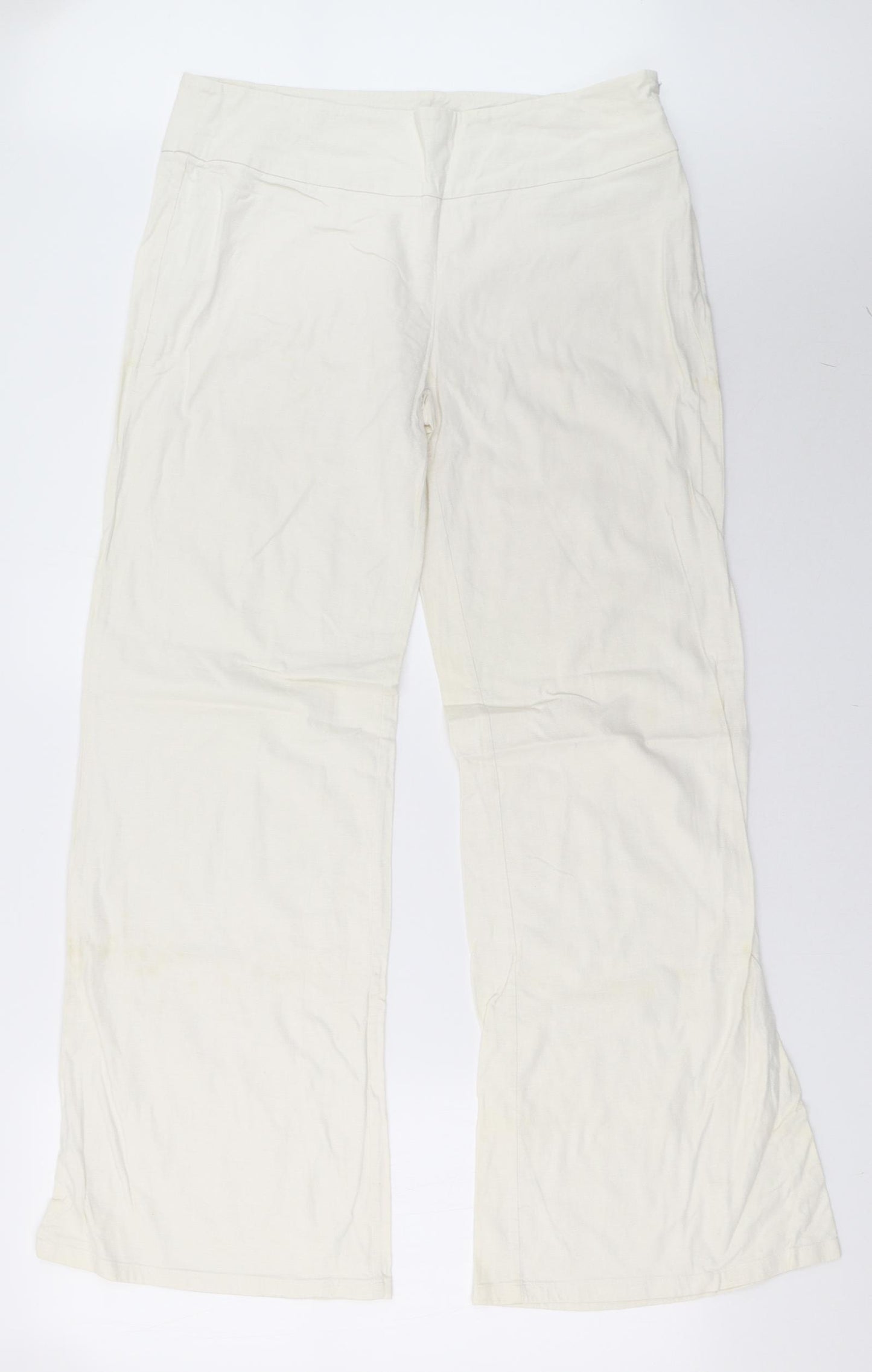 villa Womens White   Trousers  Size XL L30 in