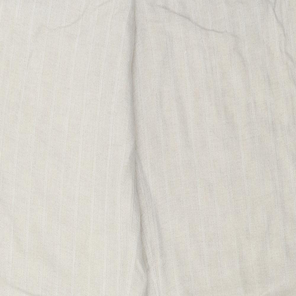 Zara Womens Beige   Trousers  Size 12 L25 in