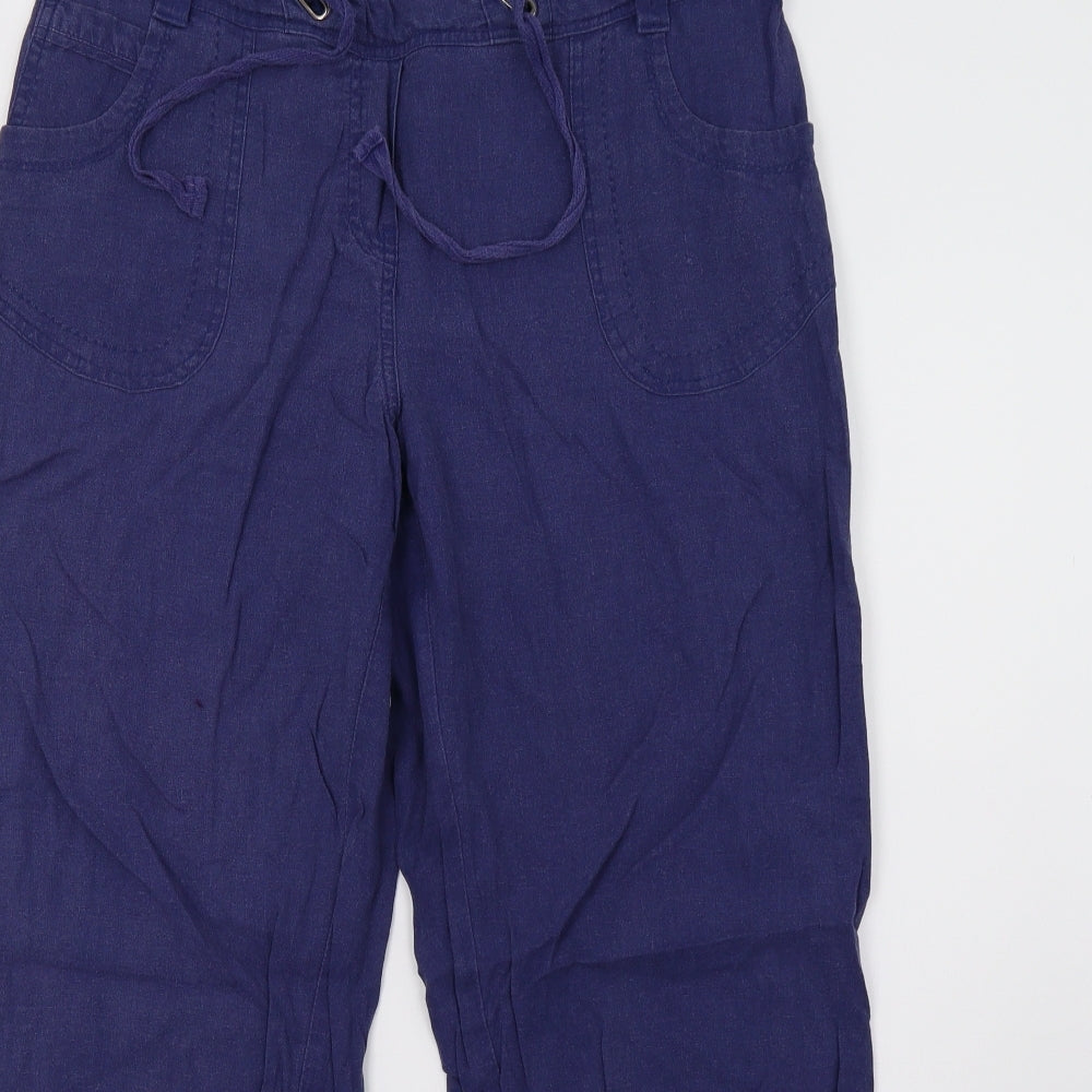 BHS Womens Blue   Trousers  Size 14 L31 in