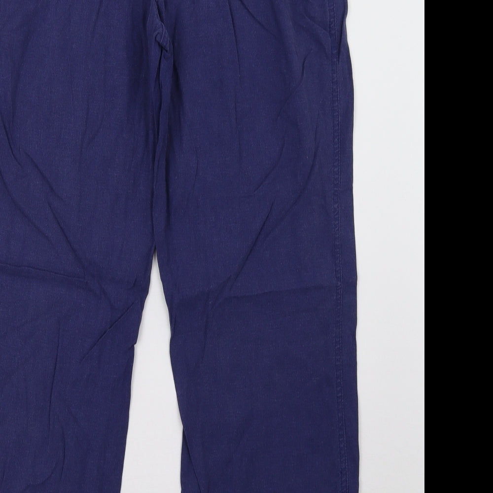 BHS Womens Blue   Trousers  Size 14 L31 in