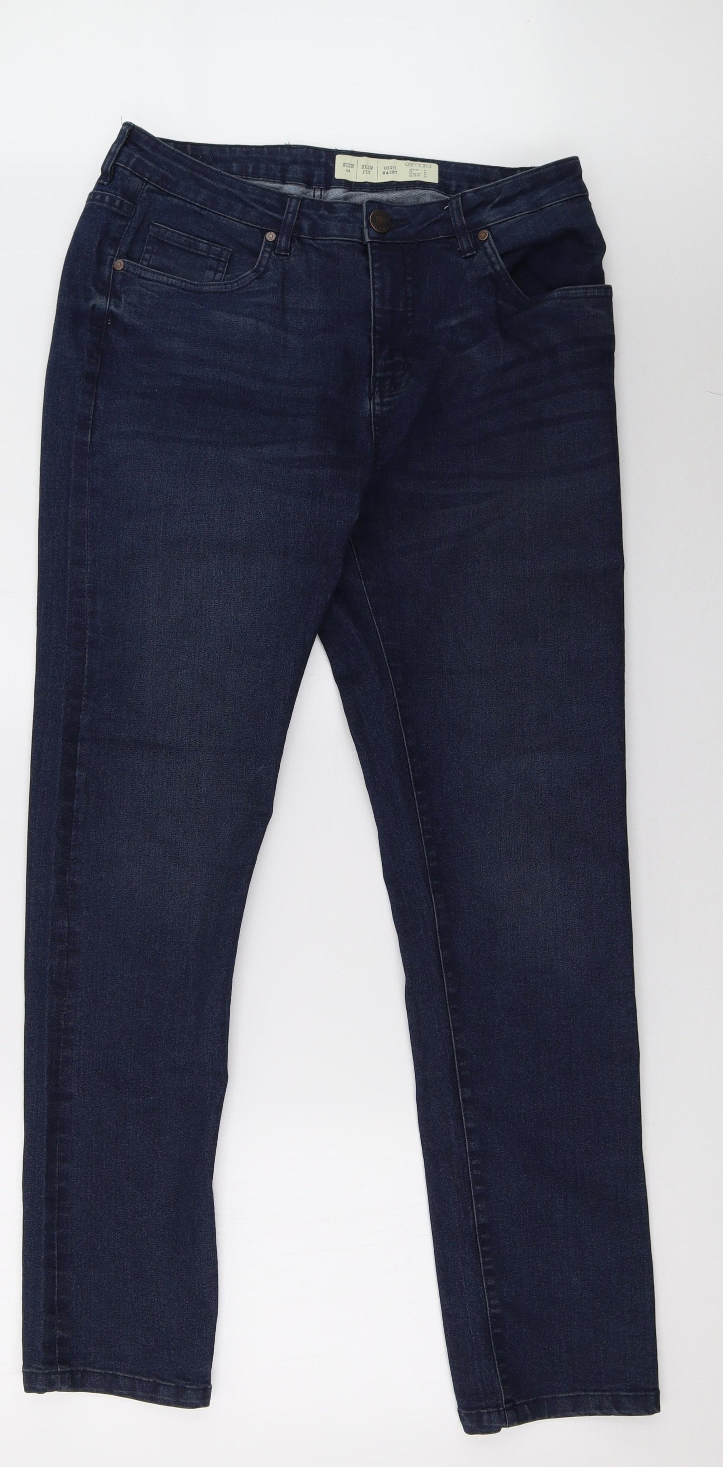 ESMARA Womens Blue  Denim Straight Jeans Size 18 L30 in