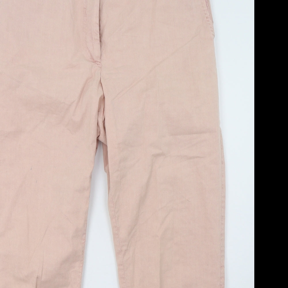 Marks and Spencer Womens Pink   Trousers  Size 16 L29 in