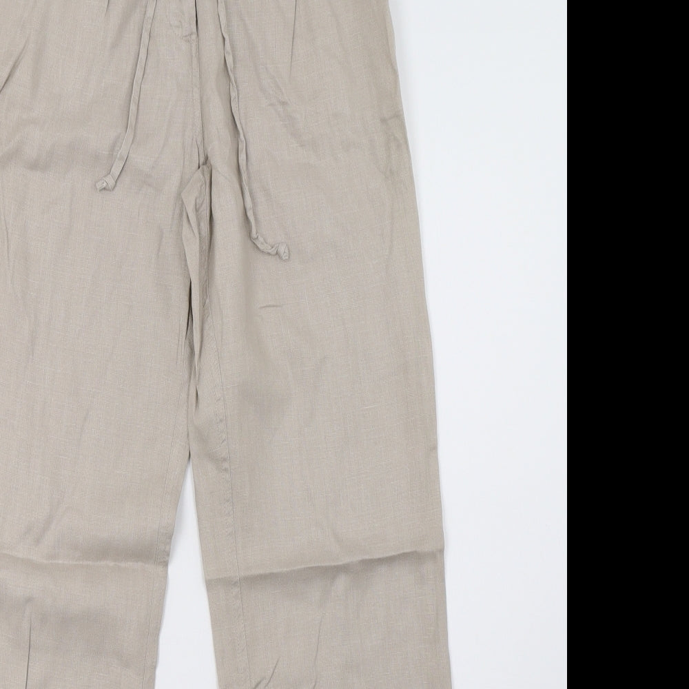 Monsoon Womens Beige   Trousers  Size 8 L32 in