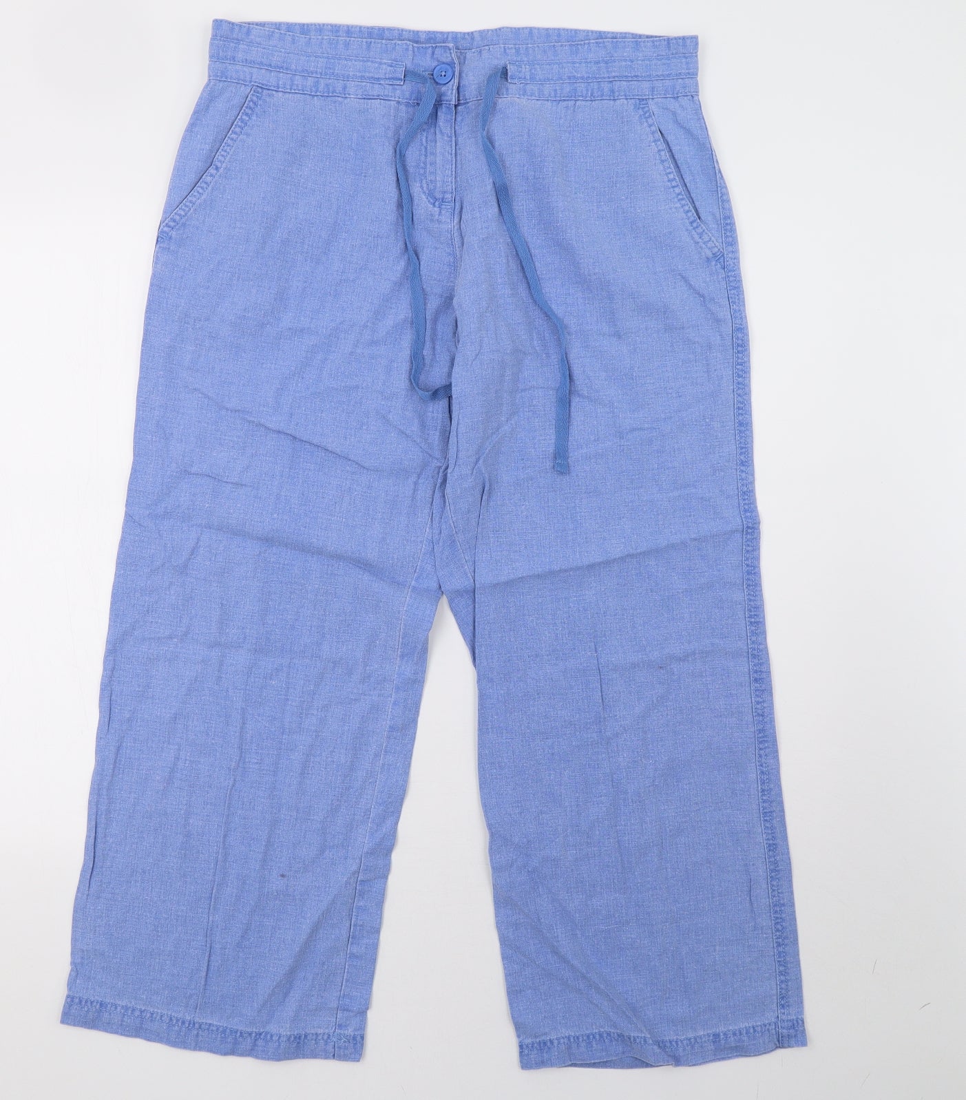 NEXT Womens Blue   Trousers  Size 14 L29 in