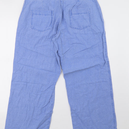 NEXT Womens Blue   Trousers  Size 14 L29 in