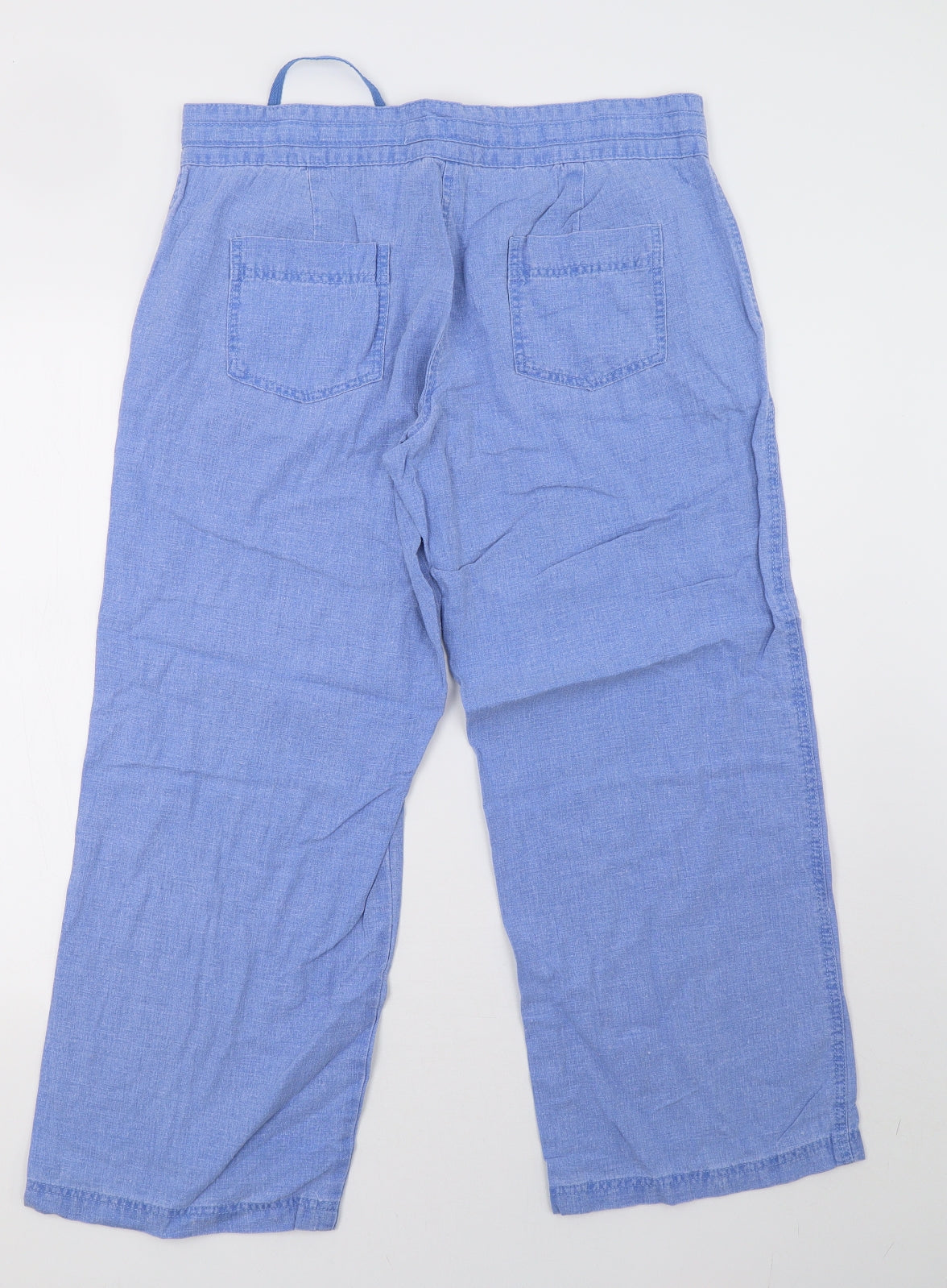 NEXT Womens Blue   Trousers  Size 14 L29 in