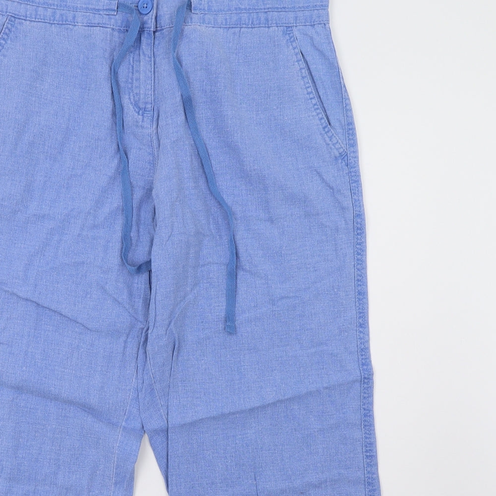 NEXT Womens Blue   Trousers  Size 14 L29 in