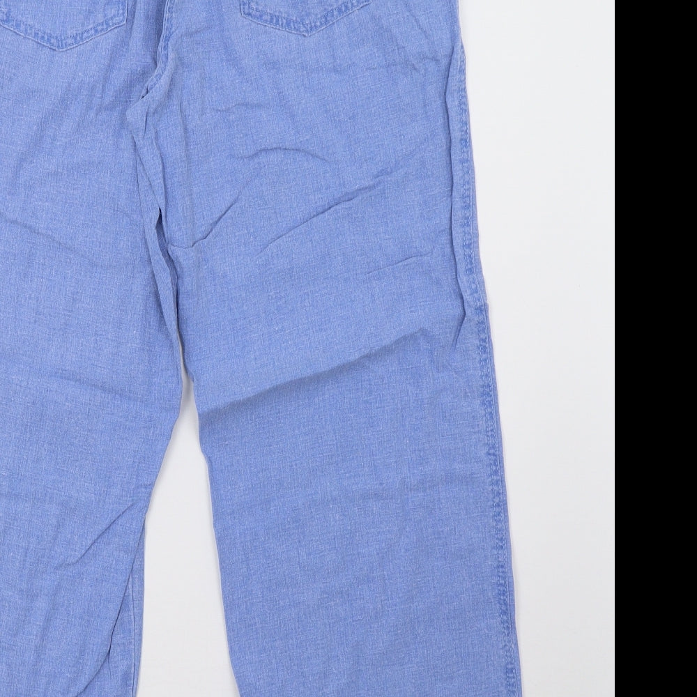 NEXT Womens Blue   Trousers  Size 14 L29 in
