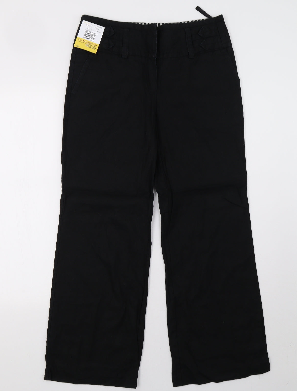 NEXT Womens Black   Trousers  Size 10 L28 in