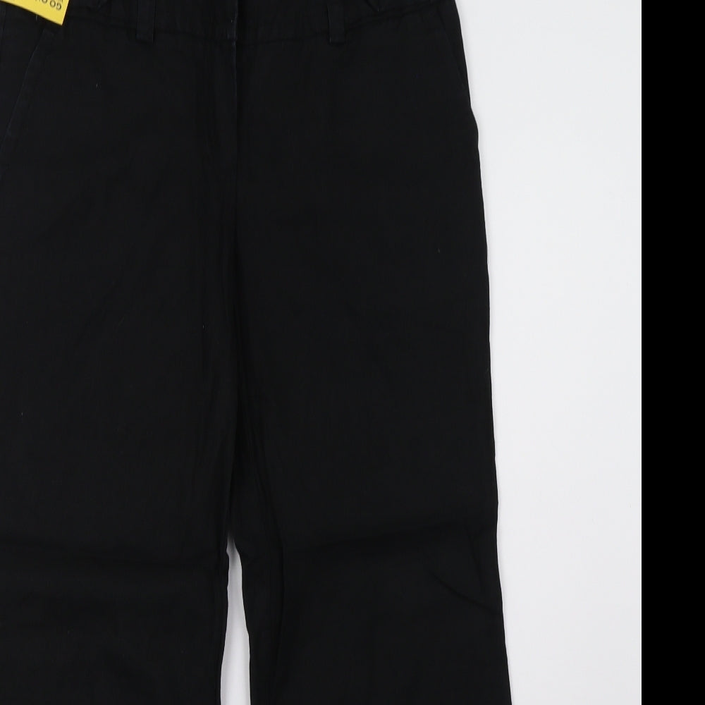 NEXT Womens Black   Trousers  Size 10 L28 in