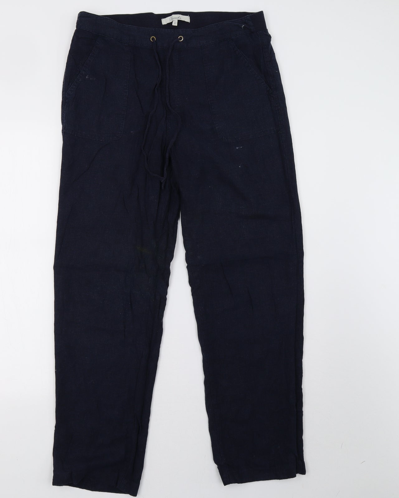 Peacocks Womens Blue   Trousers  Size 12 L29 in