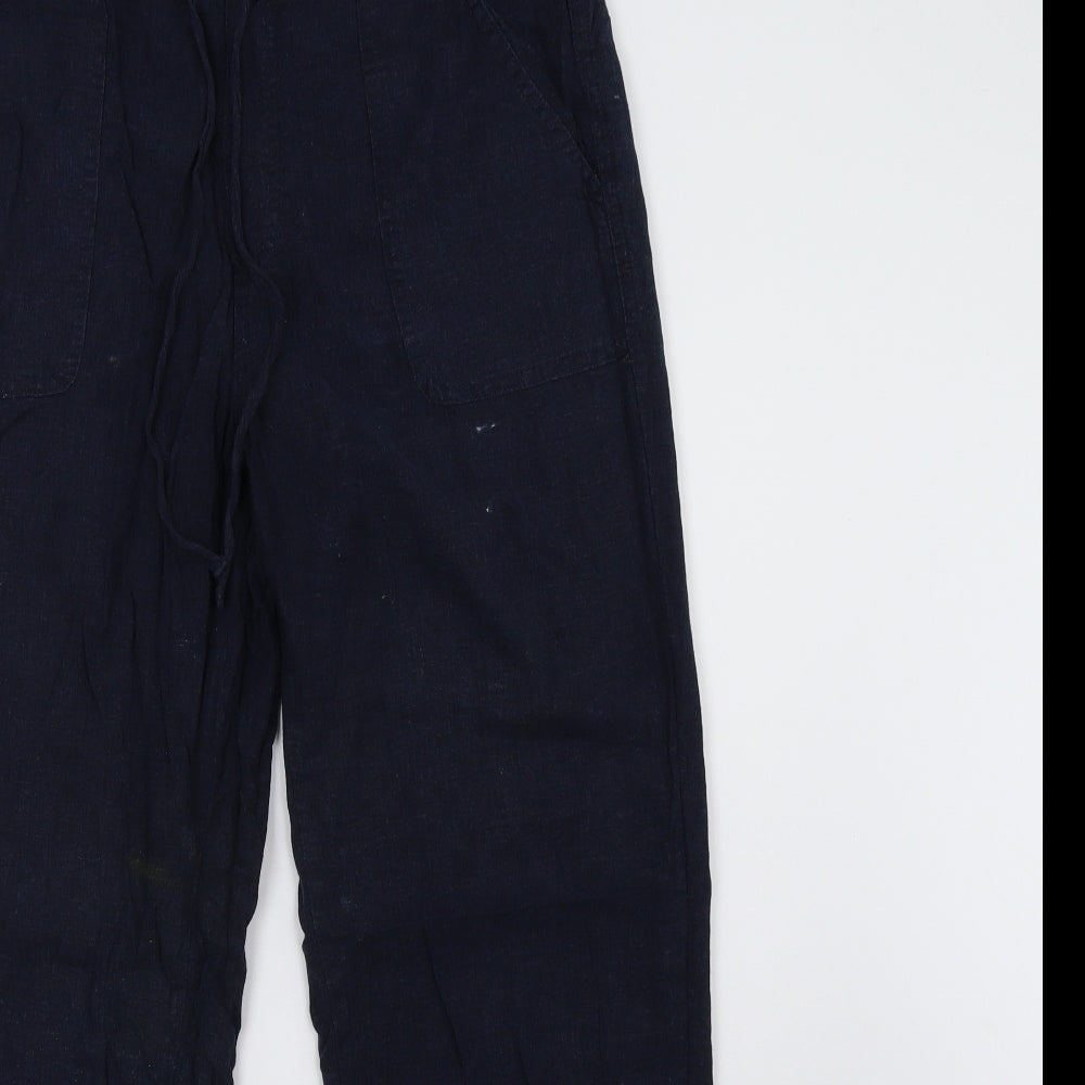 Peacocks Womens Blue   Trousers  Size 12 L29 in