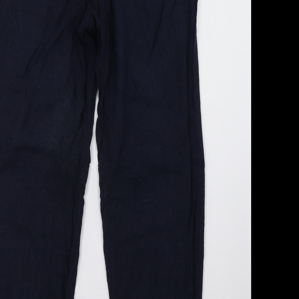 Peacocks Womens Blue   Trousers  Size 12 L29 in