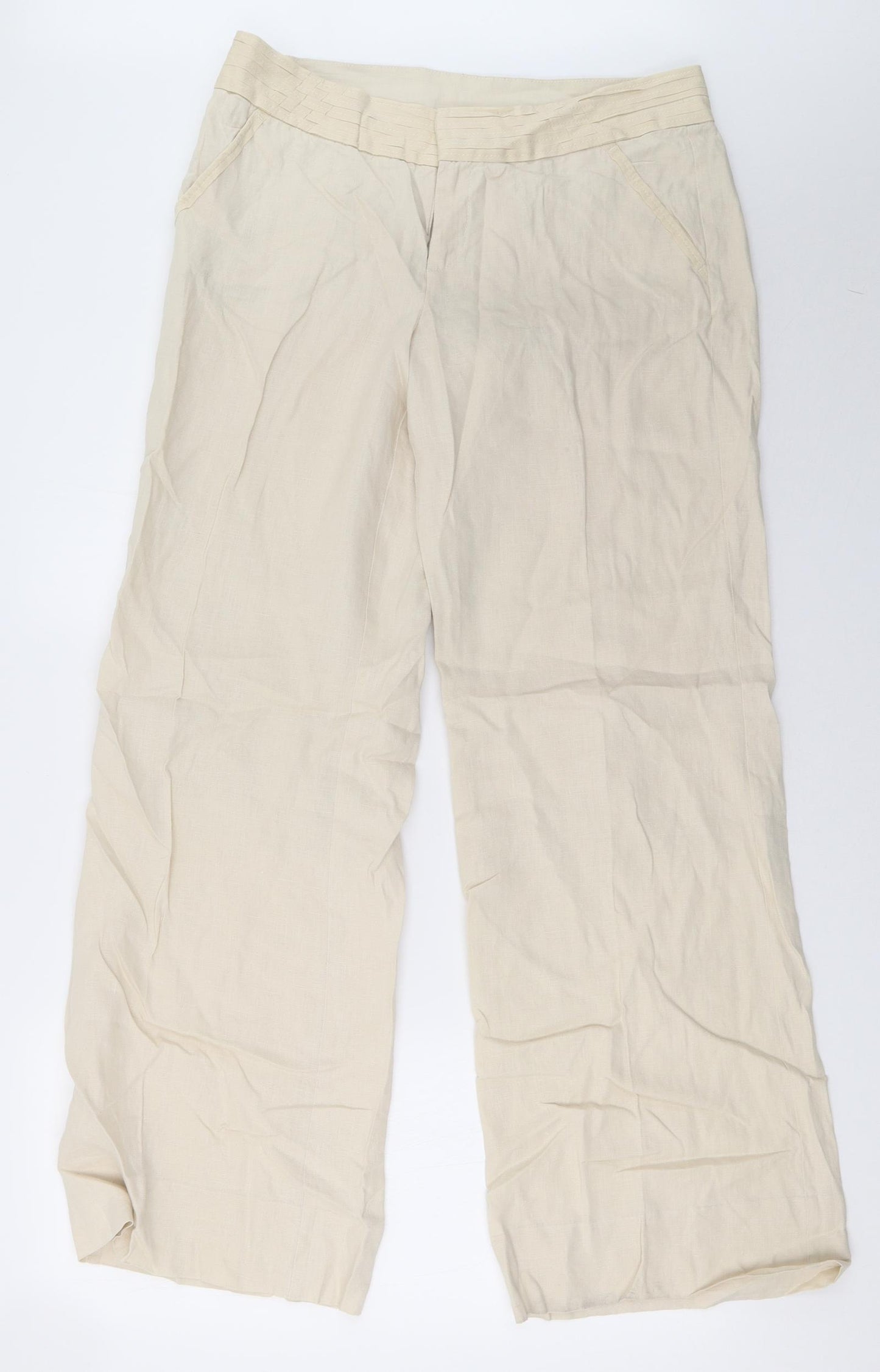Mexx Womens Beige   Trousers  Size 12 L32 in