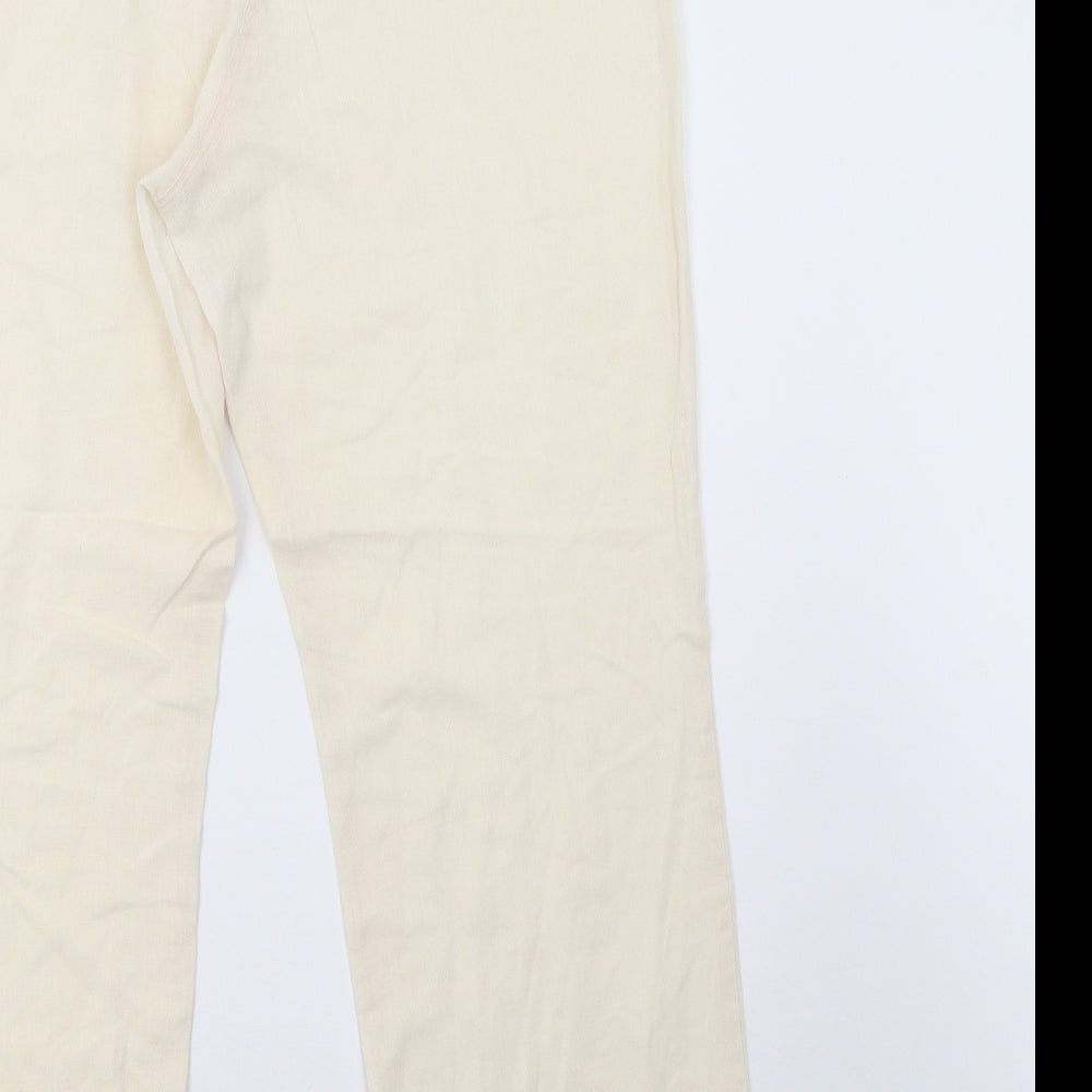 Essentials Womens Beige   Trousers  Size 14 L29 in