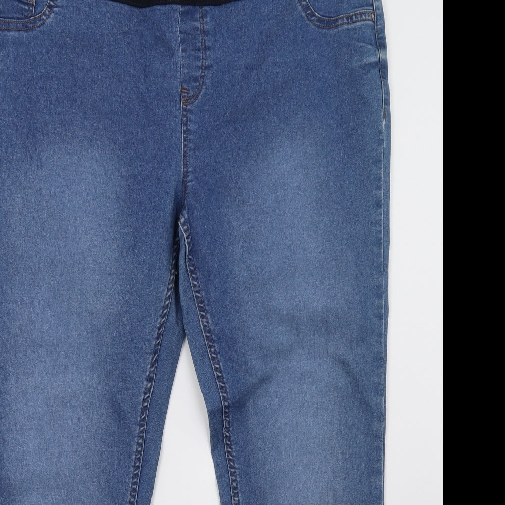New Look Womens Blue   Jegging Trousers Size 16 L29 in