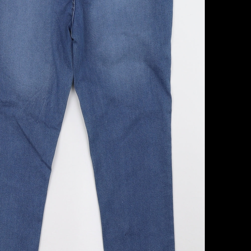 New Look Womens Blue   Jegging Trousers Size 16 L29 in