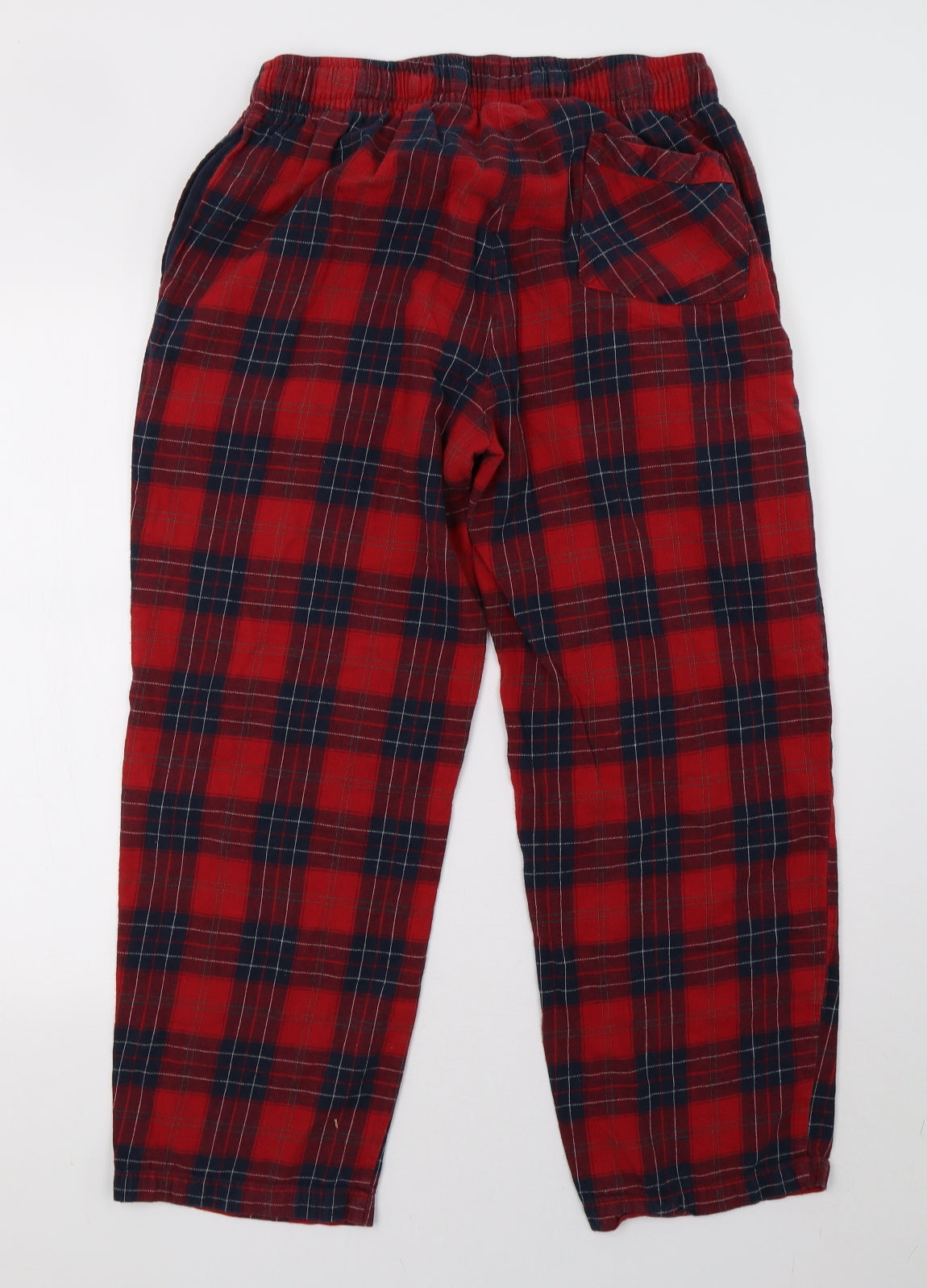 Sainsburys Mens Red Check   Pyjama Pants Size L