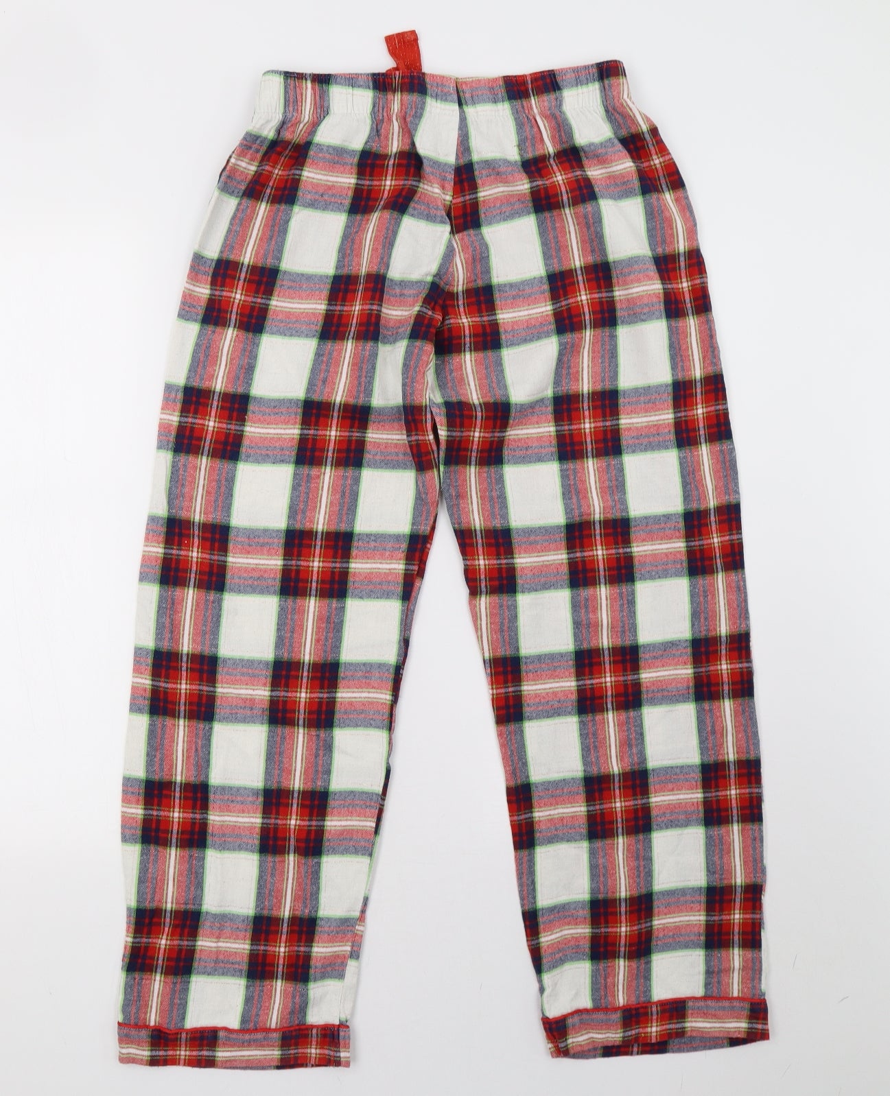 F&F Womens Red Check   Pyjama Pants Size 10