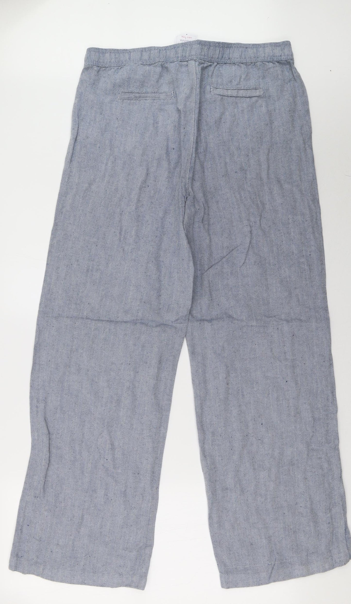 Marks and Spencer Womens Blue   Trousers  Size 14 L33 in