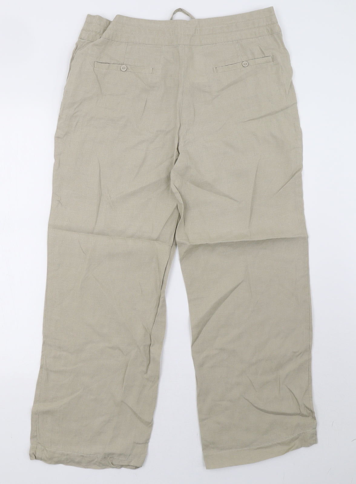 Sainsburys Womens Beige   Trousers  Size 12 L28 in