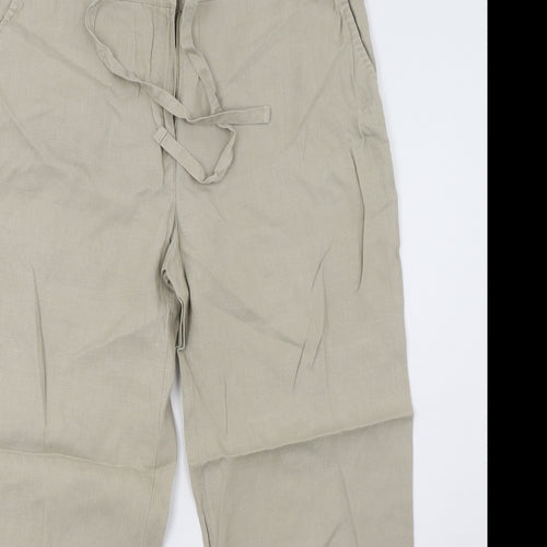 Sainsburys Womens Beige   Trousers  Size 12 L28 in