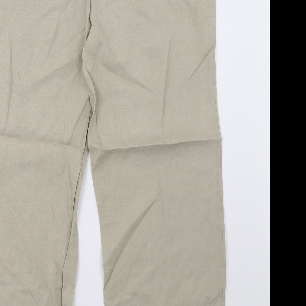 Sainsburys Womens Beige   Trousers  Size 12 L28 in