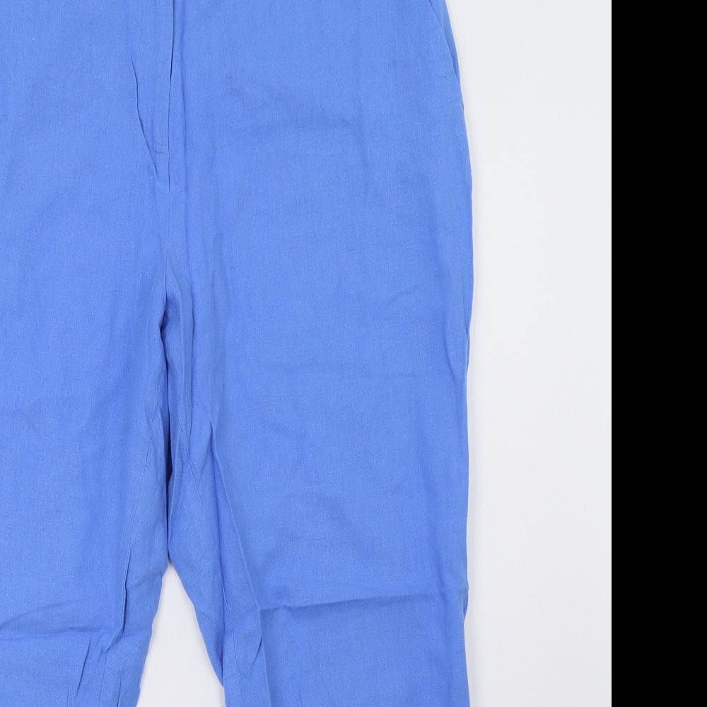 Marks and Spencer Womens Blue   Trousers  Size 16 L32 in